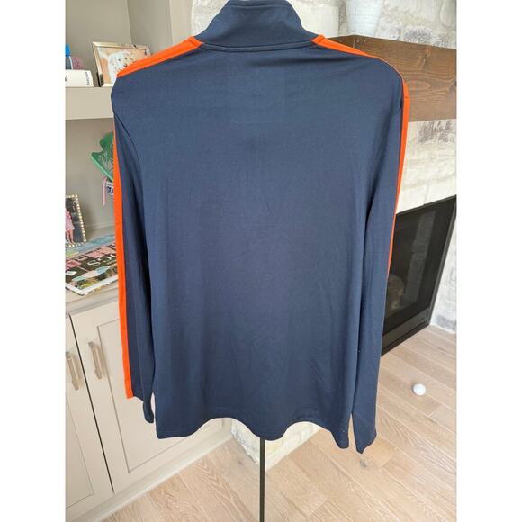 Antigua NFL Team Apparel Chicago Bears Quarter Zip Pullover Sweatshirt Size M - Picture 2 of 6